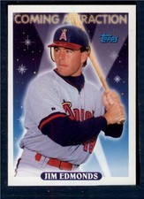 1993 Topps #799 Jim Edmonds RC - Rookie Card California  ID:68774. rookie card picture