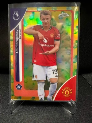 Amir Ibragimov - Topps 2026 EPL Chrome - Pineapple - Rookie - Manchester United