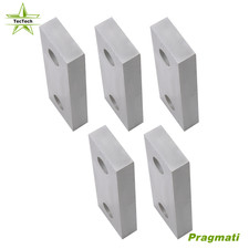 For 6" Vises 10 Jaws 5Pack 6" 2" 0.75" Aluminum Machinable Soft Jaws