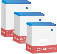 50 Pack Vacuum Sealer Bags, Reusable Sous Vide Bags for Cooking, Food Storage