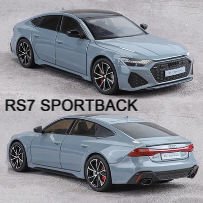 124 Metallauto RS7 Sportback Miniaturmodell mit Licht Sound Türen offen