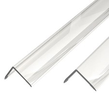 Wall Corner Protector - 2PCS, 39.4"x1.18" - Self Adhesive Clear Corner Protec...