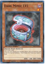 Yugioh - Dark Mimic LV1 SS05-ENA18 1st Edition - Speed Duel Decks: Twisted Night