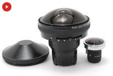 ⏯️ RARE!! [Presque comme neuf+ avec viseur] Objectif Nikon Fisheye Nikkor...