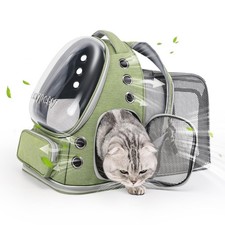 Expandable Cat Backpack,Cat Bubble Backpack Carrier for Carrying Cats, Pets a...