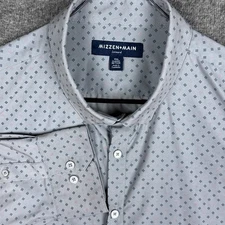Mizzen Main Shirt Mens XXL Classic No Tuck Leeward Long Sleeve Button Stretch