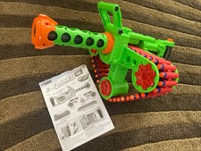 Adventure Force Enforcer Full-Auto Belt Dart Blaster Rapid Fire, Green Loaded