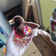Ty Beanie Babies “Early” the Robin Brown Bird Plush Toy 1997