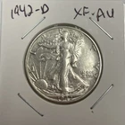 1942-D Liberty Walking Half Dollar Silver XF-AU Denver 50C