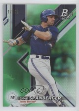 2019 Bowman Platinum Wal-Mart Top Prospects Green Foil /99 Chad Spanberger y0i