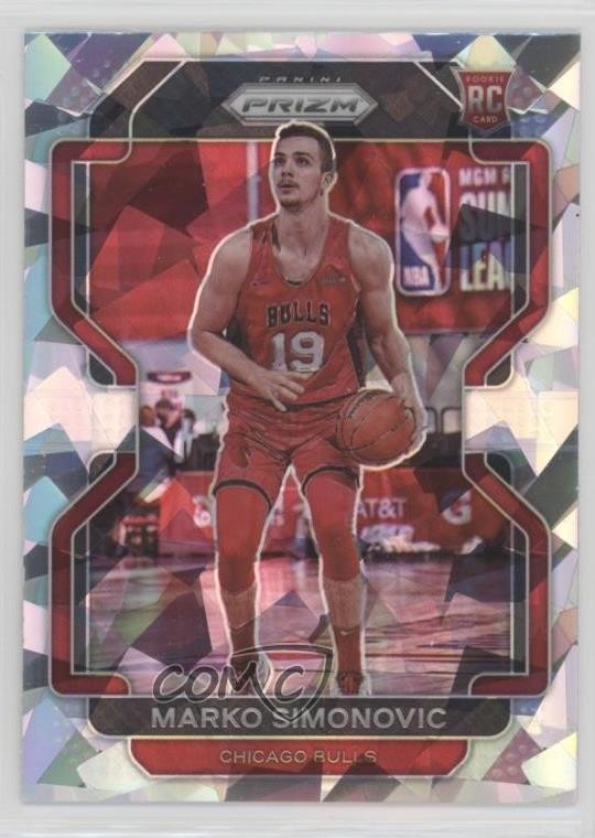 2021-22 Panini Prizm Ice Prizm Marko Simonovic #166 1c6t