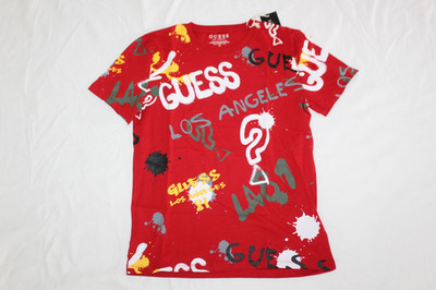 NWT BOYS GUESS SZ 16 SHIRT RED
