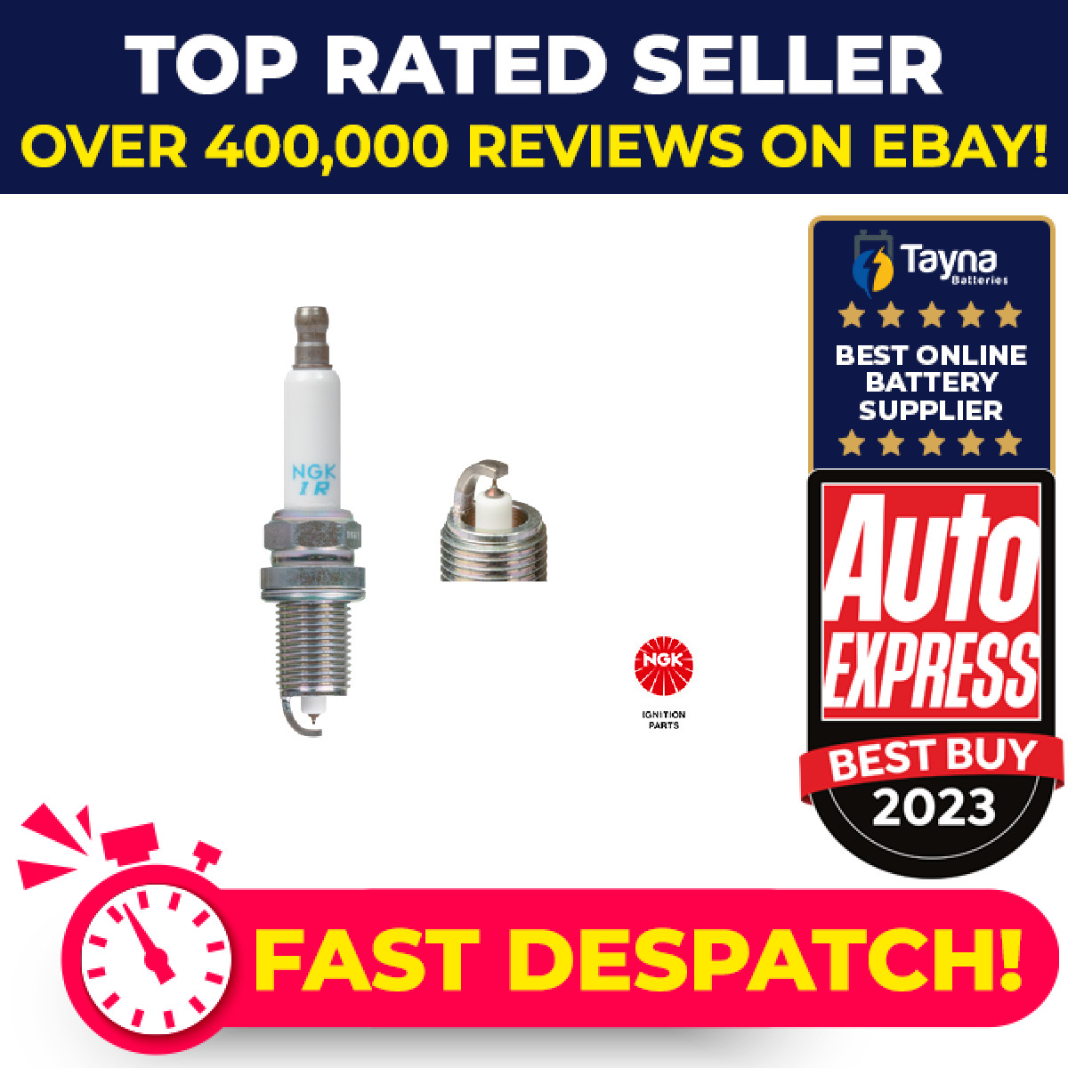 Spark Plugs Set 4x fits CHEVROLET AVEO T300 1.2 2011 on LDC NGK 25197812 Quality