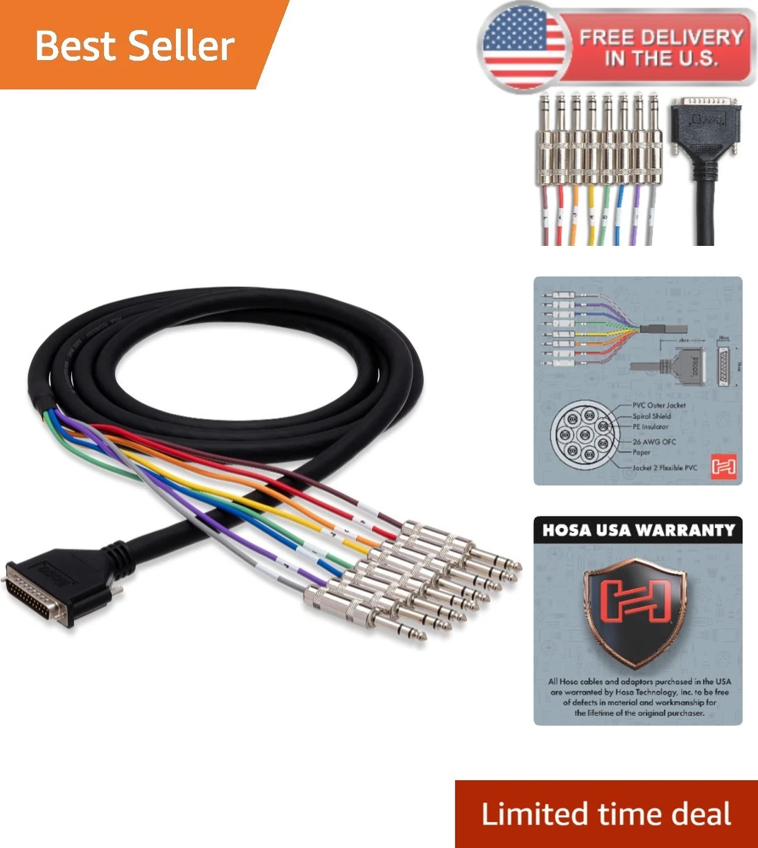 25+ Pro Audio DB25 to TRS Cables for sale | Updated Oct 2026