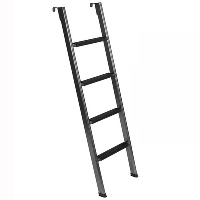 OUTPRIZE 57in AntiSlip RV Bunk Ladder  HeavyDuty Steel with Hooks, Black