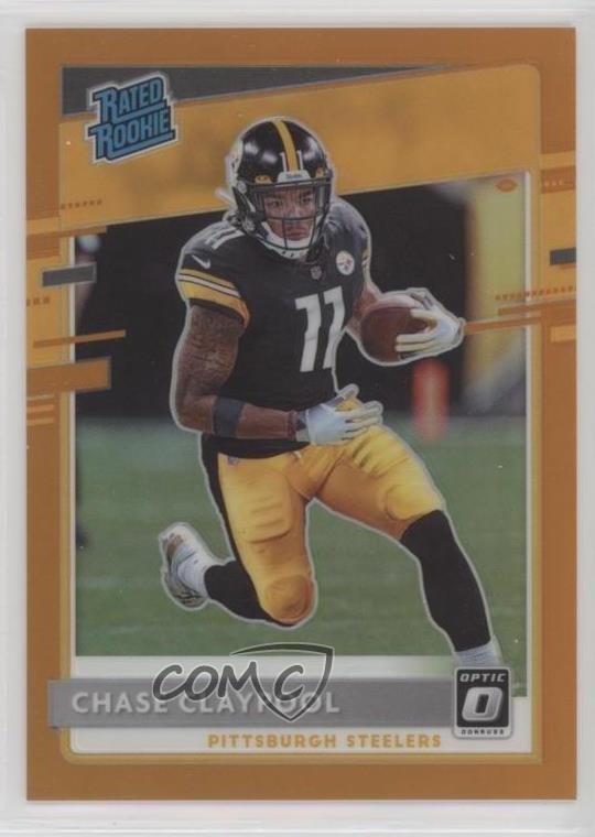 2020 Panini Donruss Optic Rated Rookies Orange Prizm 157/199 Chase Claypool 8d4