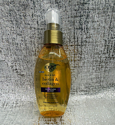 OGX Thick & Full Biotin & Collagen Weightless Oil Mist Spray 4 fl oz