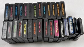 Atari 2600 Woodgrain Console | 4 Switch | Tested | Works | 29 Games | CX2600A