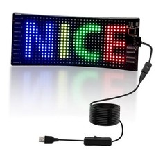 Programmable LED Scrolling Sign - Display Board with 7" x 3" Full Color