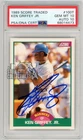 Ken Griffey Jr 1989 Score Traded Autograph Rookie Card #100T PSA 10 PSA/DNA 10