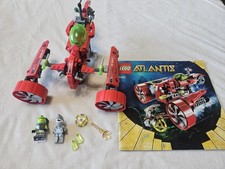 Lego Atlantis Typhoon Turbo Sub 8060 100 Complete Instructions Included