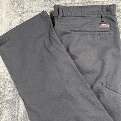 Dickies Work Pants Mens 38x32 Black Genuine Straight Leg GP6388BK