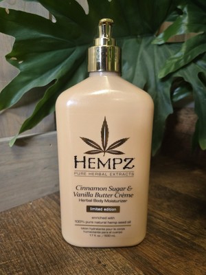 HIMASS MANIA クリームベージュ Hempz Cinnamon Sugar & Vanilla Butter Creme Limited Edition | eBay