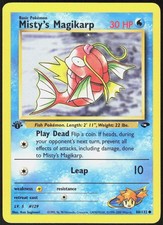 Misty's Magikarp 88/132 1st Edition Common Gym Challenge LP Pokemon on eBay