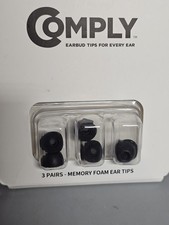 Comply Memory Foam Earbud Tips 3 Pair Universal Replacement, Noise Isolating