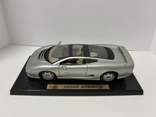 1992 Jaguar Xj220 1992 Silver With Opening Doors And Hood 1/18 Scale 🔥