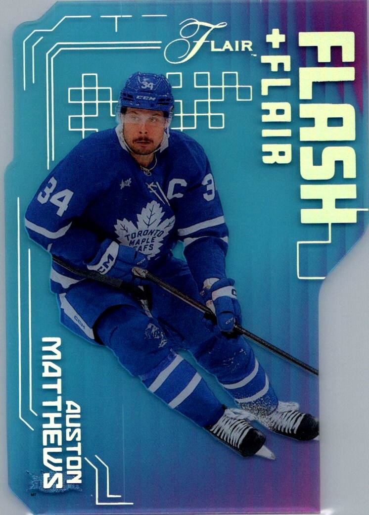 2025-26 Flair #FLASH-10 Auston Matthews Flash and Flair (Flash)