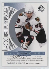 2017-18 SP Authentic Rookie Year Milestones Patrick Kane #RYM-PK e9p