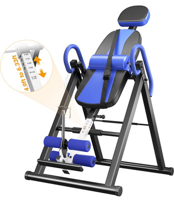 Inversion Table, Back Therapy, Fitness Pain Hang Gravity Relief, Heavy Duty New!