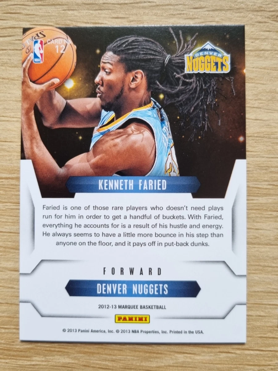 2012-13 Marquee - Stars Of The Night Rookie #12 Kenneth Faried - Nuggets RC