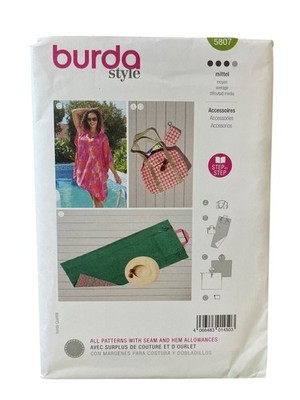 Burda Style 5807 Accessories Sewing Pattern One Size UNCUT FF