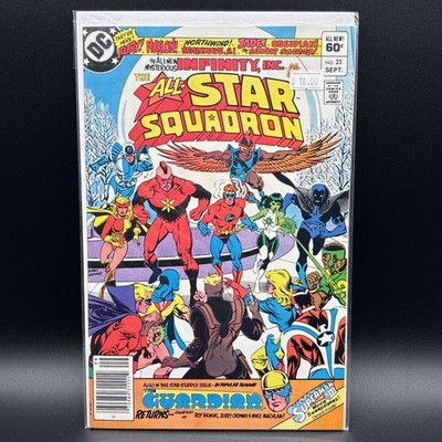 ALL STAR SQUADRON #25 1st App Infinity Inc. Jade, Obsidian   DC Comics 1983 VF
