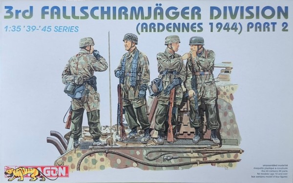 Dragon 6143 3Rd FallschirmjäGer Division - Ardennes 1944 - Part 2 - Rar - 1:35-image