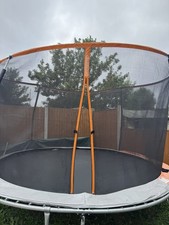 Sportspower 12ft Steel Spring Powered Trampoline with Safety Enclosure Net