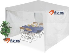 Relaxdays Gazebo Side Panels 3X Set 2x3m Waterproof Easy Fastener 200x300x0.1cm