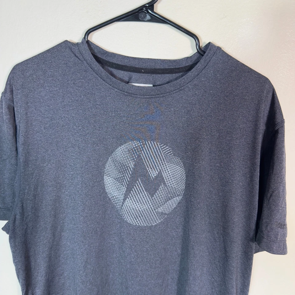 Camiseta deportiva Marmot XL gris manga corta logotipo para hombre Foto 2 de 4