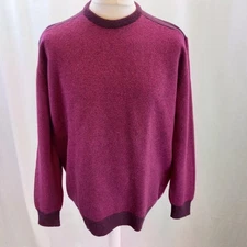Hawick Knitwear Pink Purple Jumper 100% Lambswool Size XL BNWT