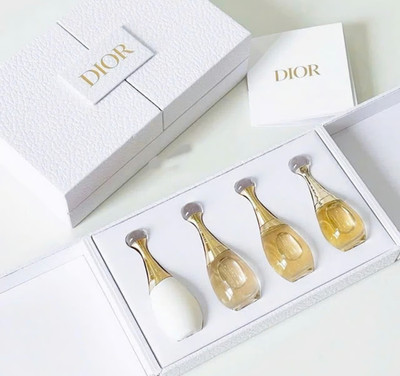 Dior J'adore Perfume Fragrance 4 Piece Deluxe Travel Size Set New