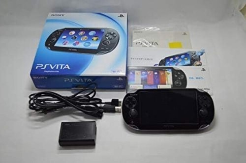 Sony PS Vita PlayStation PCH-1000 Crystal Black  Console With Box - Picture 4 of 4