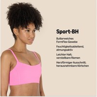 Amazon Essentials Damen Yoga-Sport-Bh Butterweich Herzausschnitt Leichter Halt