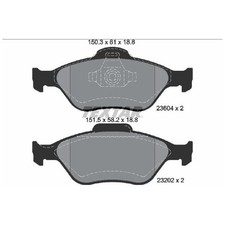 Satz Bremsbeläge Bremsklötze vorne für Ford Street KA RL2 Mazda 121 3 | 98177