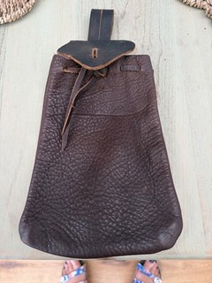 Leather Belt Pouch Set Viking