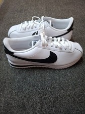 Nike Cortez White Black Leather OG Classic Vintage DM4044-105 Men's Size 8