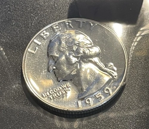 1959 Washington Quarter - Choice Gem Proof  Lustrous  No Reserve