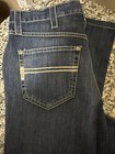 Cinch White Label Men's 35 X 30 Jeans Mid-Rise Straight Leg Relaxed Blue Denim — photo 2