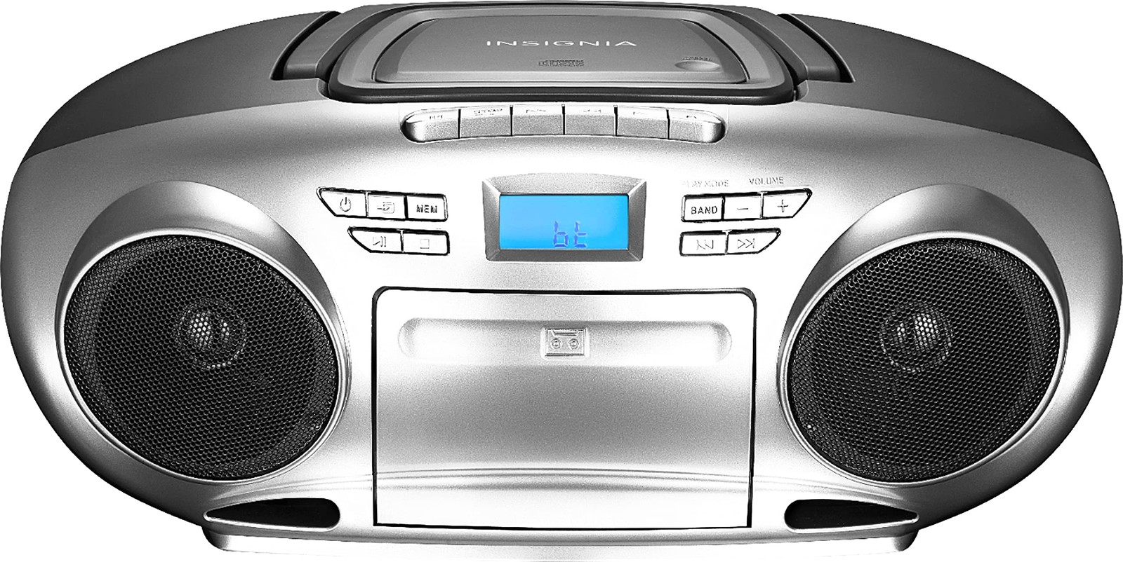 Insignia Portable CD Boombox Radio AM/FM Bluetooth Wireless 